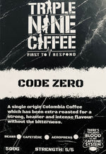 CODE ZERO - COFFEE BEANS AND GROUND