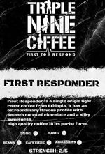 FIRST RESPONDER - COFFEE BEANS AND GROUND