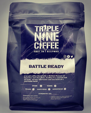 BATTLE READY - COFFEE BEANS AND GROUND