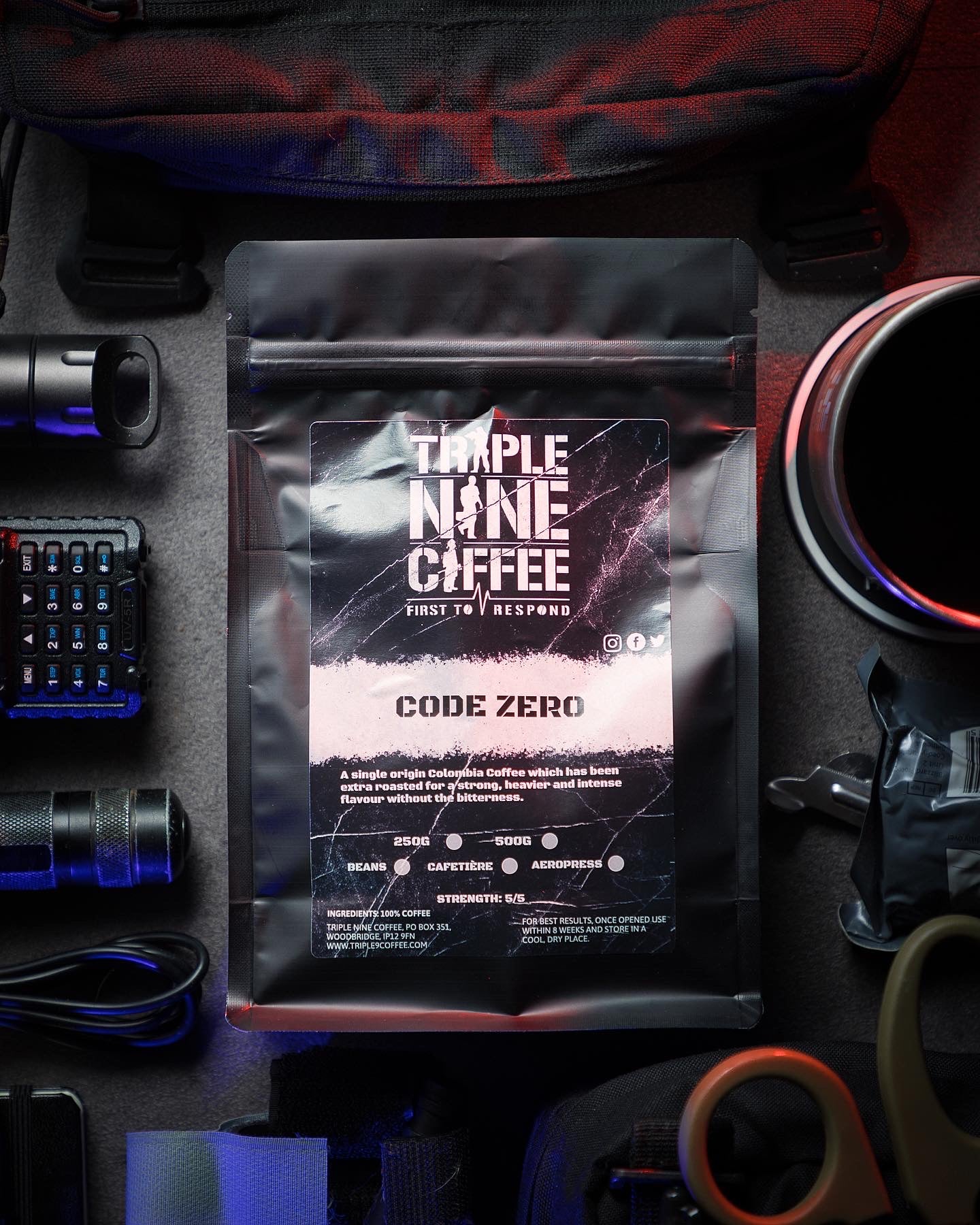 CODE ZERO - COFFEE BEANS AND GROUND